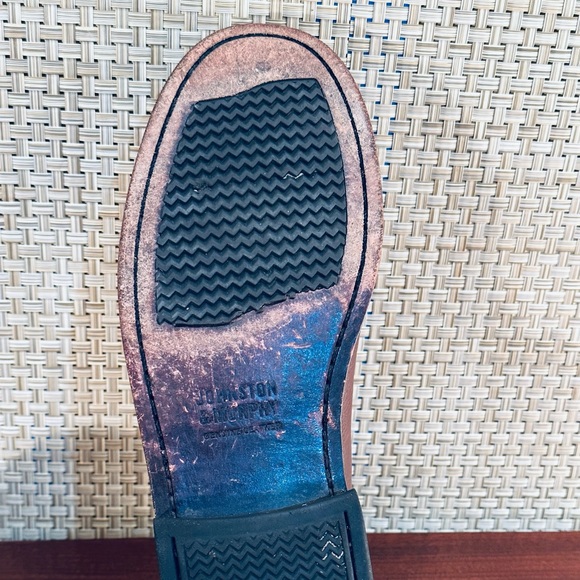 🌟HP🌟Johnston & Murphy Creswell Moc Toe Slip On Loafers Sheepskin Brazil 8.5 M - Picture 11 of 12